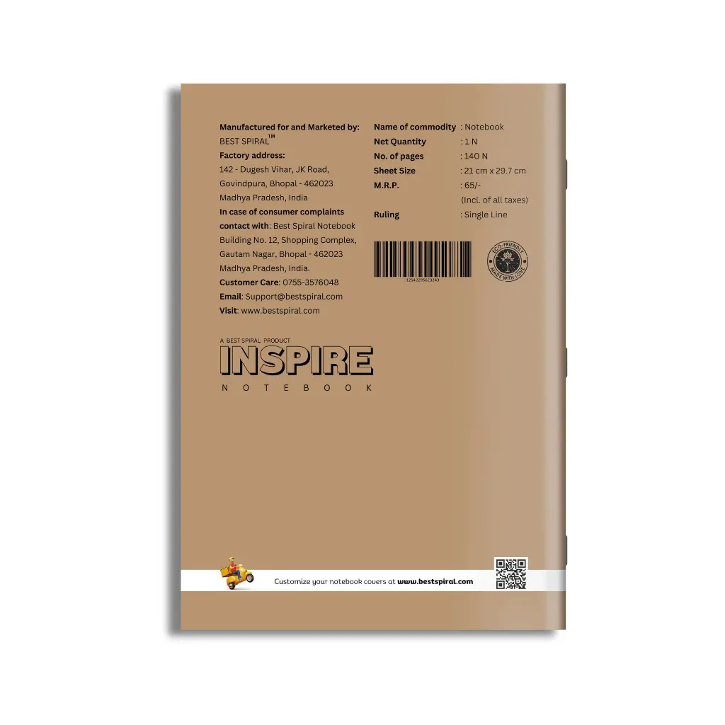A4 - NOTEBOOK - 140 PAGE 65 MRP - 2 - BACK.webp