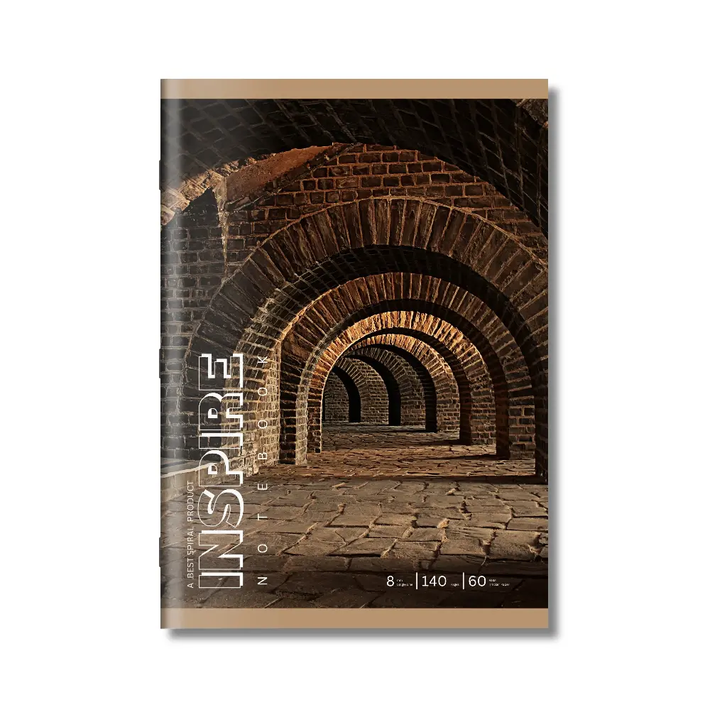 Inspire | Soft Bound | A4 Note Book | Single Line | 140 Pages
