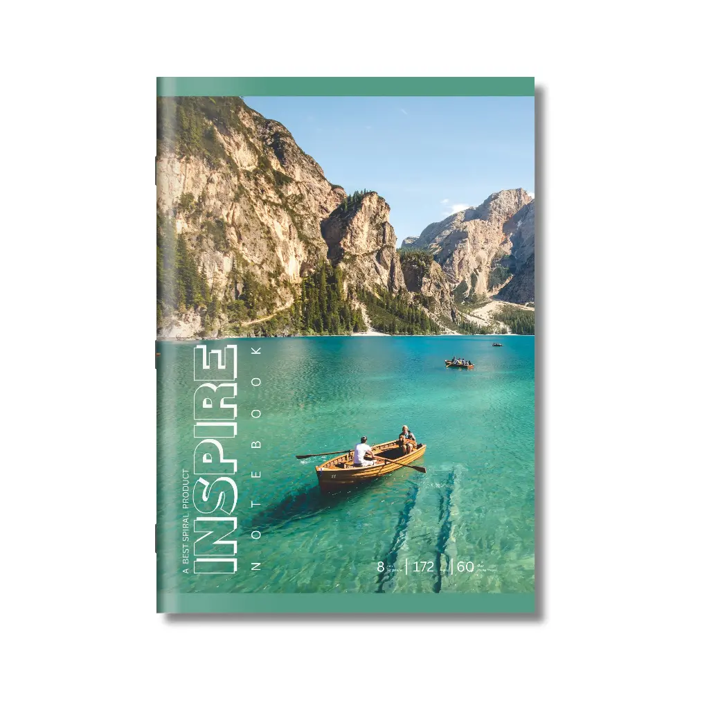 Inspire | Soft Bound | A4 Note Book | Single Line | 172 Pages