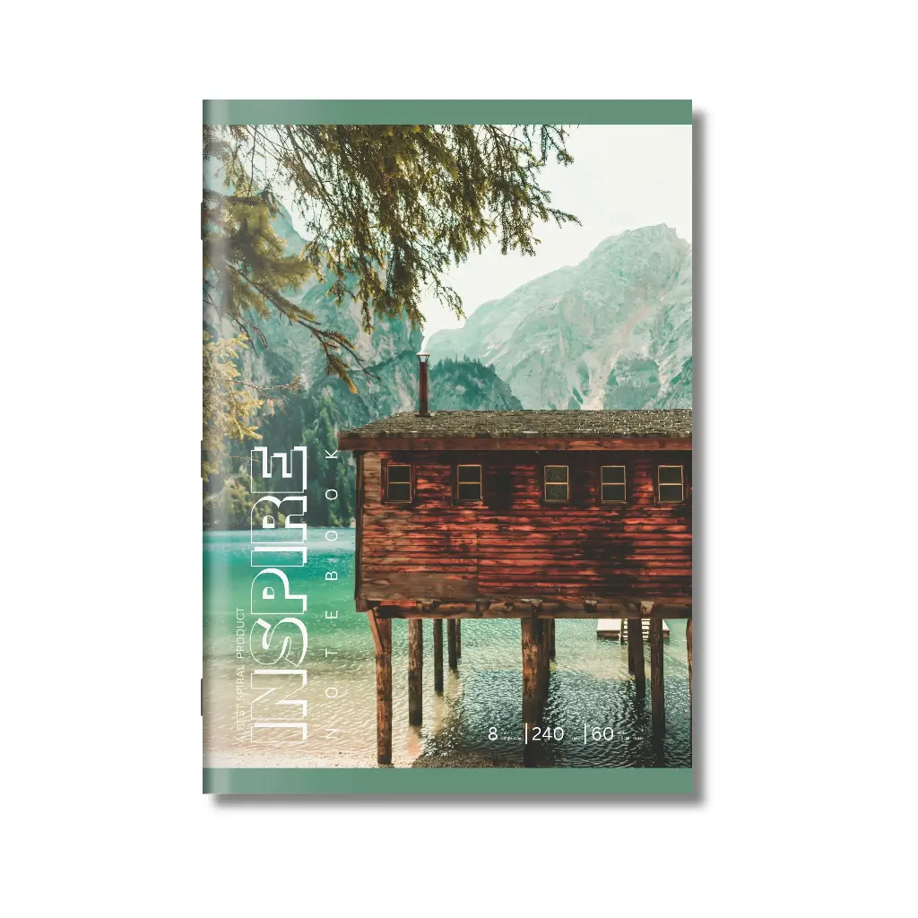 Inspire | Soft Bound | A4 Note Book | Single Line | 240 Pages