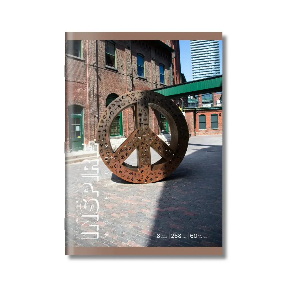 Inspire | Soft Bound | A4 Note Book | Single Line | 268 Pages