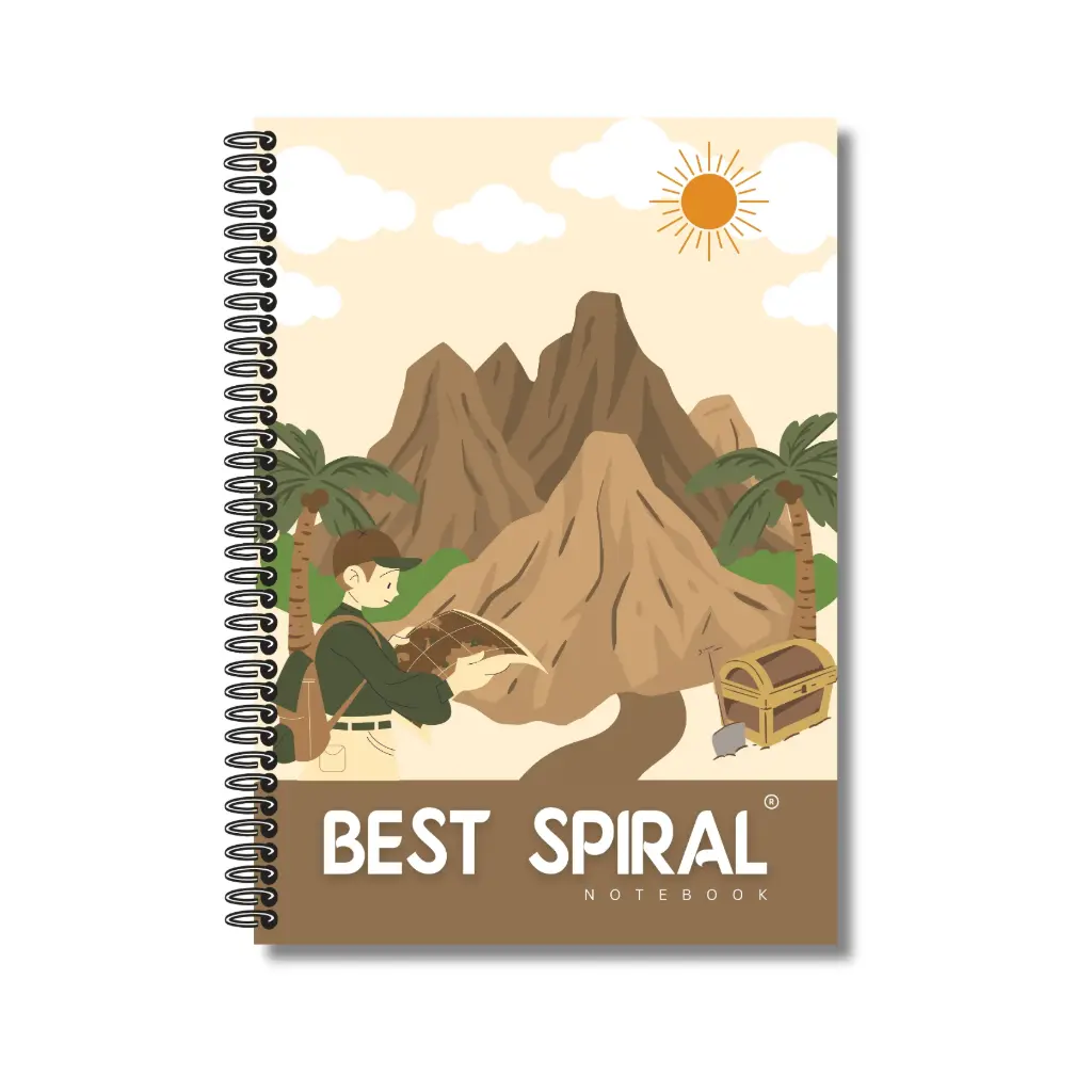 Best Spiral Notebook - Pack of 1 | Plain Pages | 600 Pages | A4-29.7cm x 21.0cm 