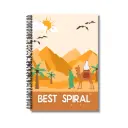 Best Spiral Notebook - Pack of 1 | Single Line | 500 Pages | A4-29.7cm x 21.0cm