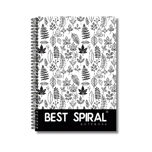 Best Spiral Notebook - Pack of 1 | Plain Pages | 200 Pages | A4-29.7cm x 21.0cm