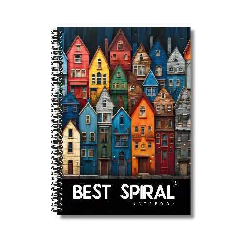 Best Spiral Notebook - Pack of 1 | Single Line | 300 Pages | A4-29.7cm x 21.0cm