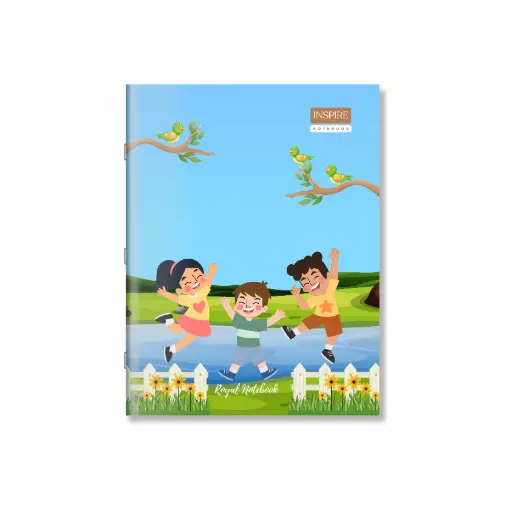 Inspire Notebook - King Size (24 cm x 18 cm), Single Line, 172 Pages, Soft Cover - Pack of 1