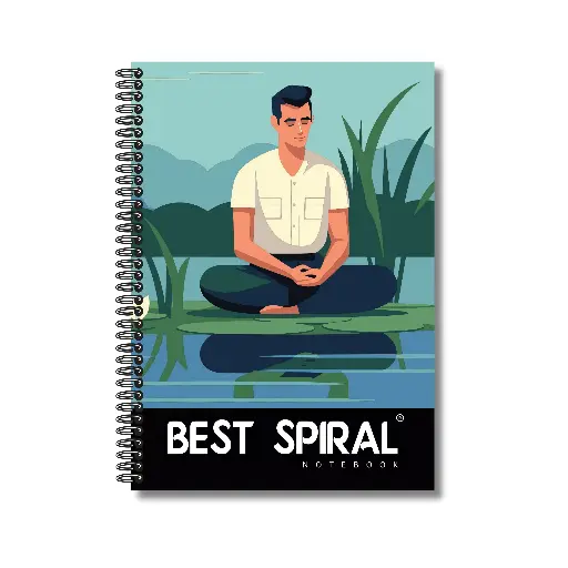 Best Spiral Notebook - Pack of 1 | Plain Pages | 300 Pages | A4-29.7cm x 21.0cm