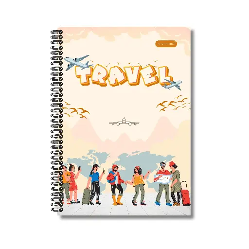 Best Spiral Notebook - Pack of 1 | Plain Pages | 500 Pages | A4-29.7cm x 21.0cm